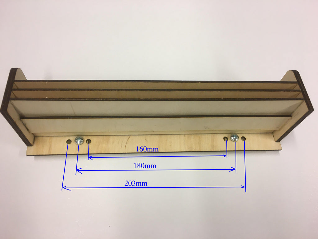 Bohrerhalter für 1-13mm Bohrer geeignet für Küpper Skadis Pegboard Lochwand.