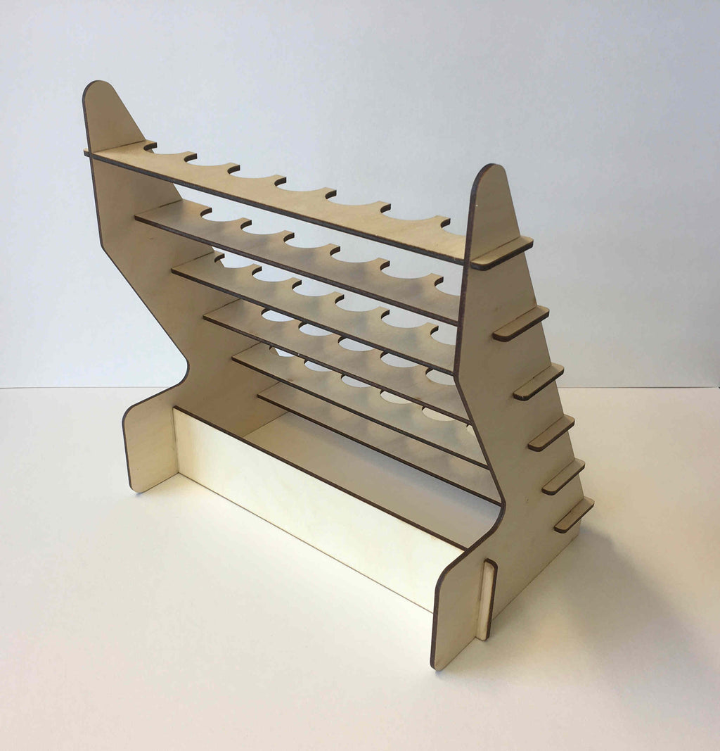 Farbenregal Farbständer Tabletop  für 33 Vallejo, Andrea o. Army Painter Farben