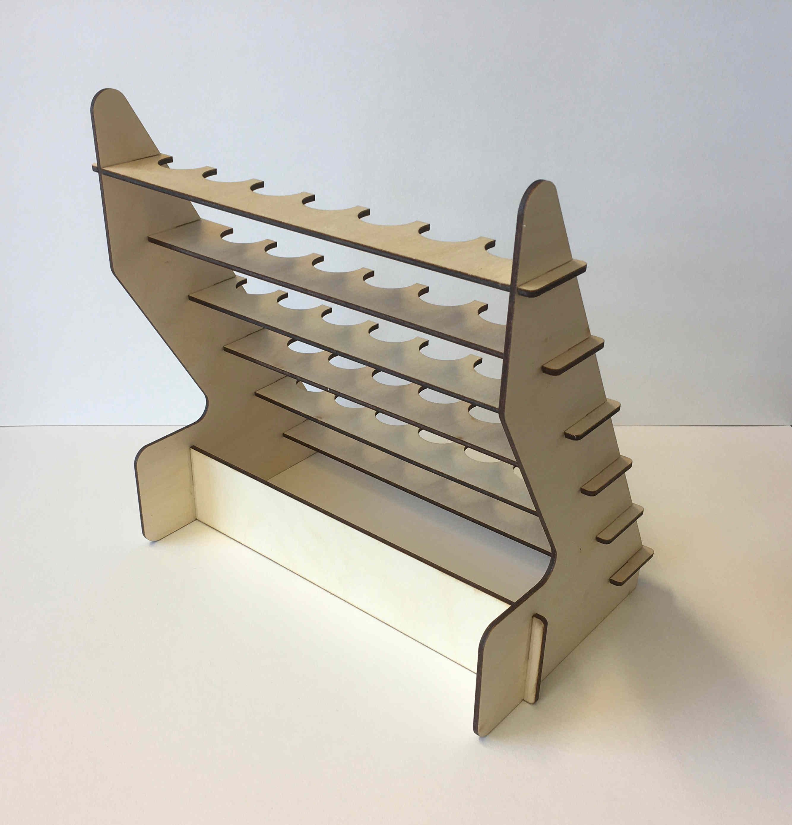 Farbenregal Farbständer Tabletop  für 33 Vallejo, Andrea o. Army Painter Farben