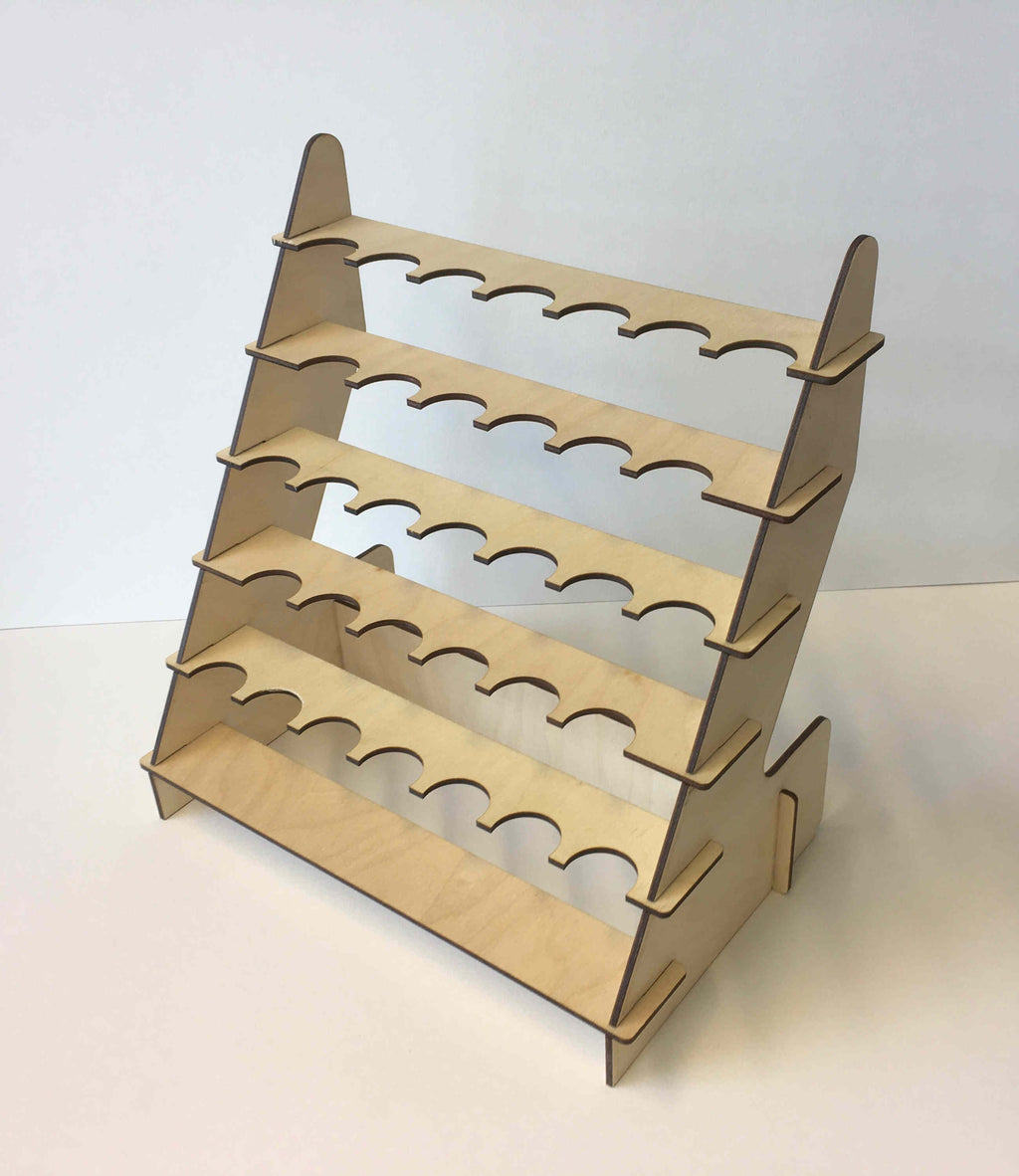 Farbenregal Farbständer Tabletop  für 33 Vallejo, Andrea o. Army Painter Farben