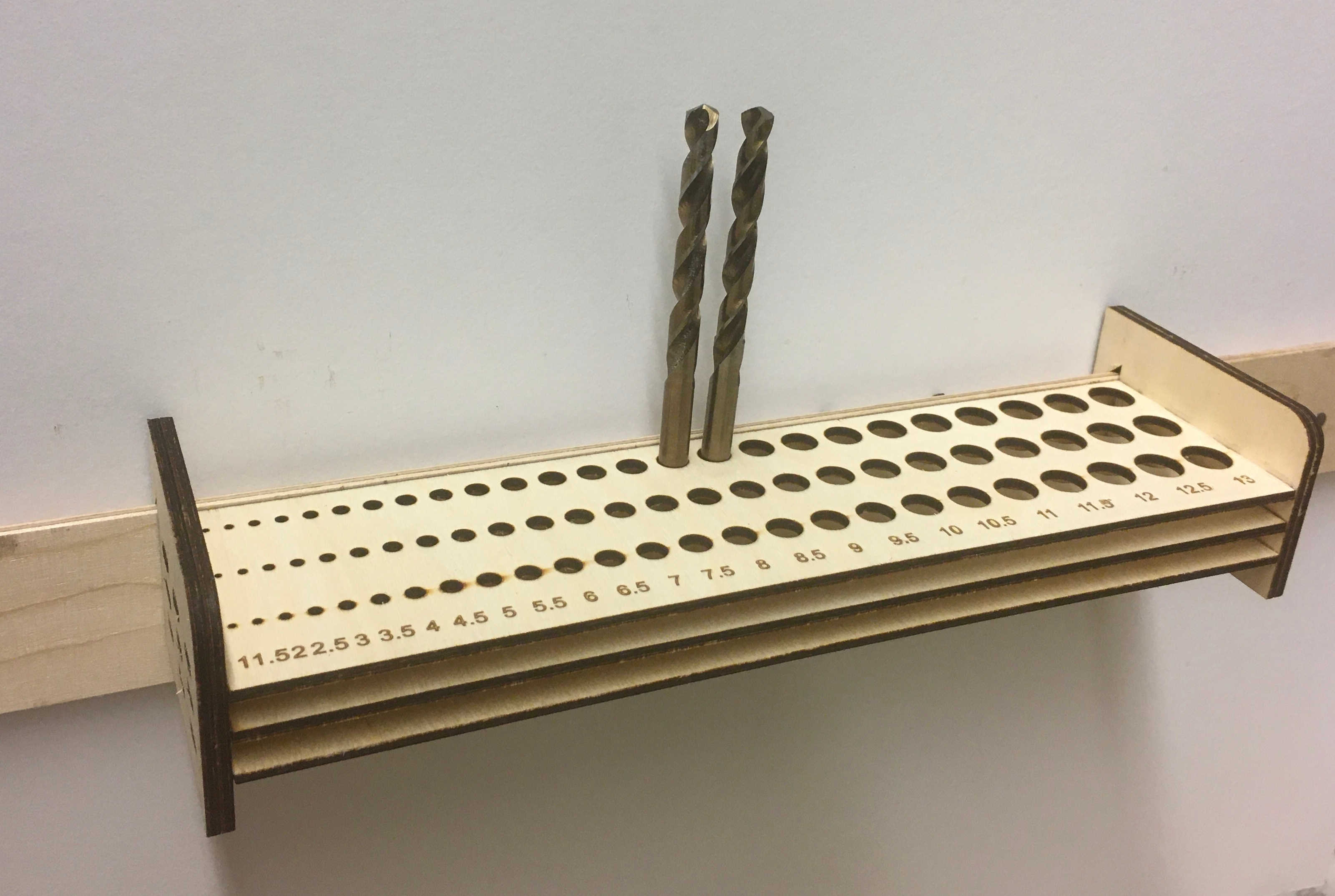 French Cleat Wand Bohrerhalter Frenchcleat Bohrerständer Bohrer Aufbewahrung