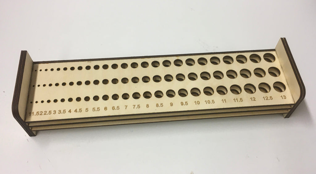 Bohrerhalter für 1-13mm Bohrer geeignet für Küpper Skadis Pegboard Lochwand.