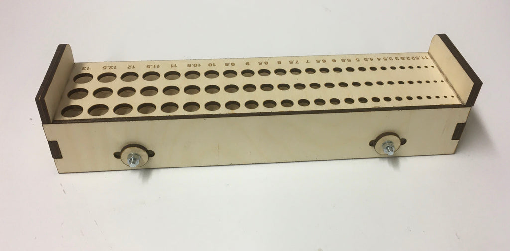 Bohrerhalter für 1-13mm Bohrer geeignet für Küpper Skadis Pegboard Lochwand.