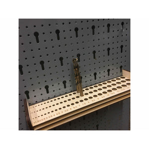 Bohrerhalter für 1-13mm Bohrer geeignet für Küpper Skadis Pegboard Lochwand.